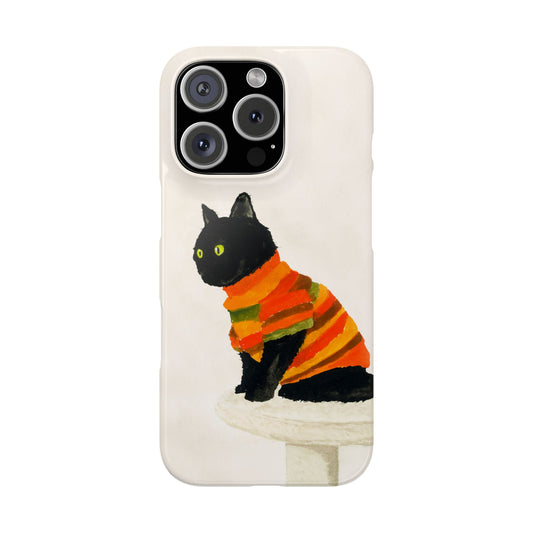 Fall Sweater Cat Phone Case