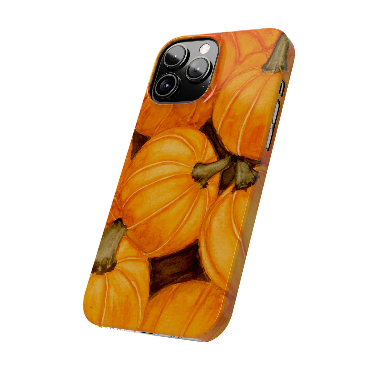 Watercolor Pumpkin Case