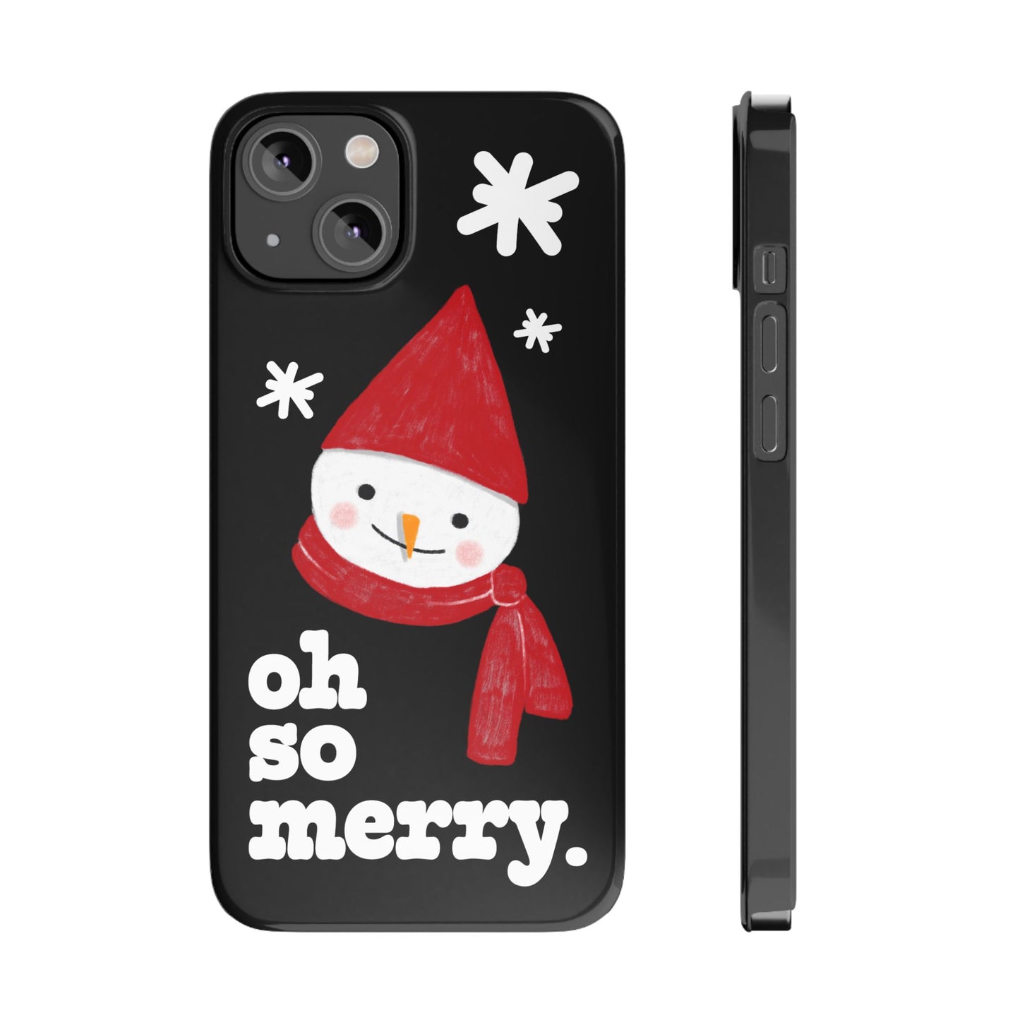 Oh So Merry Phone Case (Black)