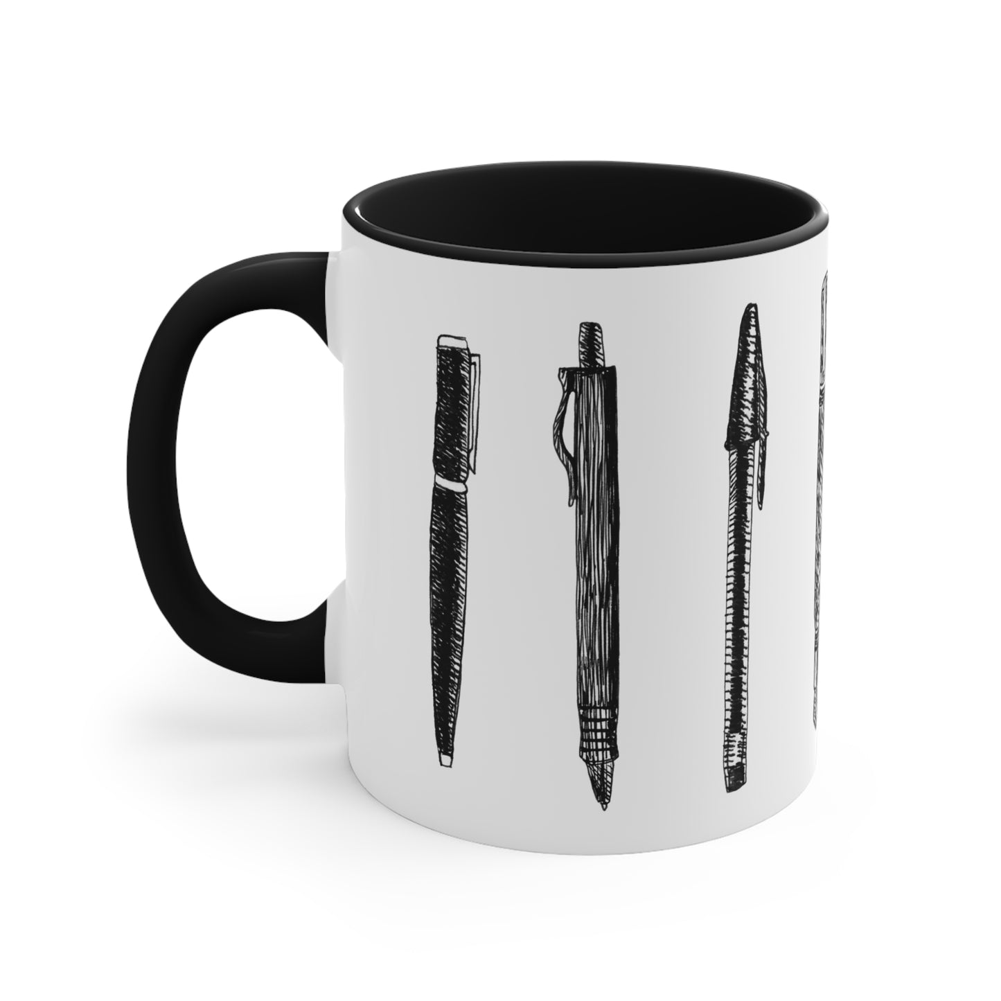 Pens in Pen Mug 11 oz.