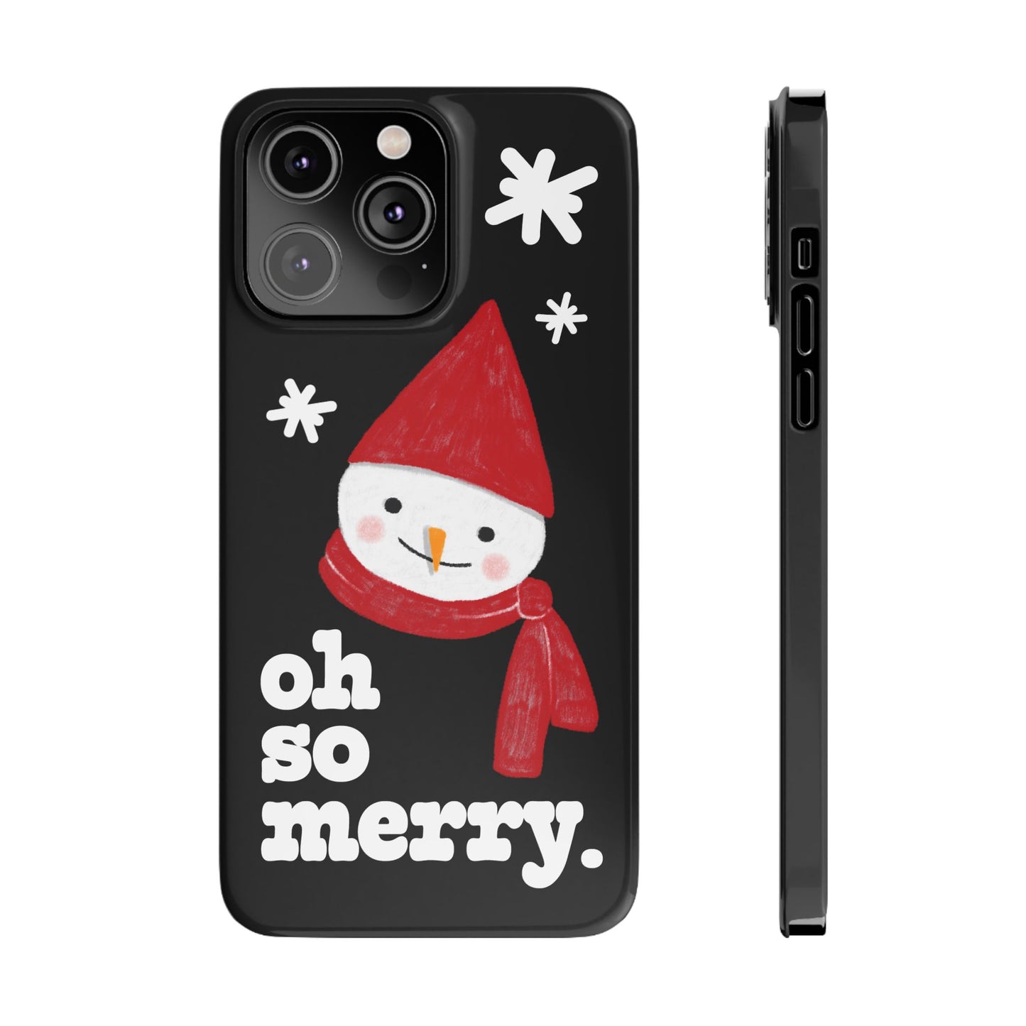 Oh So Merry Phone Case (Black)