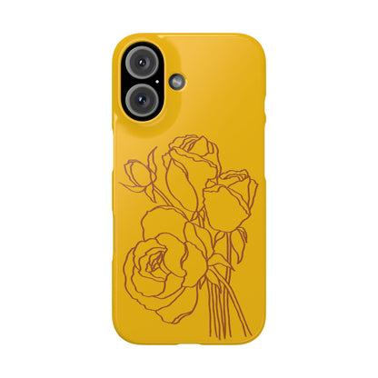 Fleurs & Jaune Phone Case