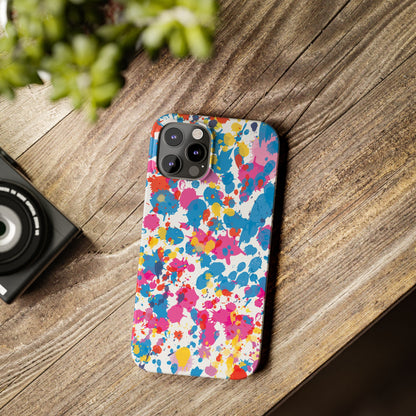 Pop Art Paint Splatter Phone Case