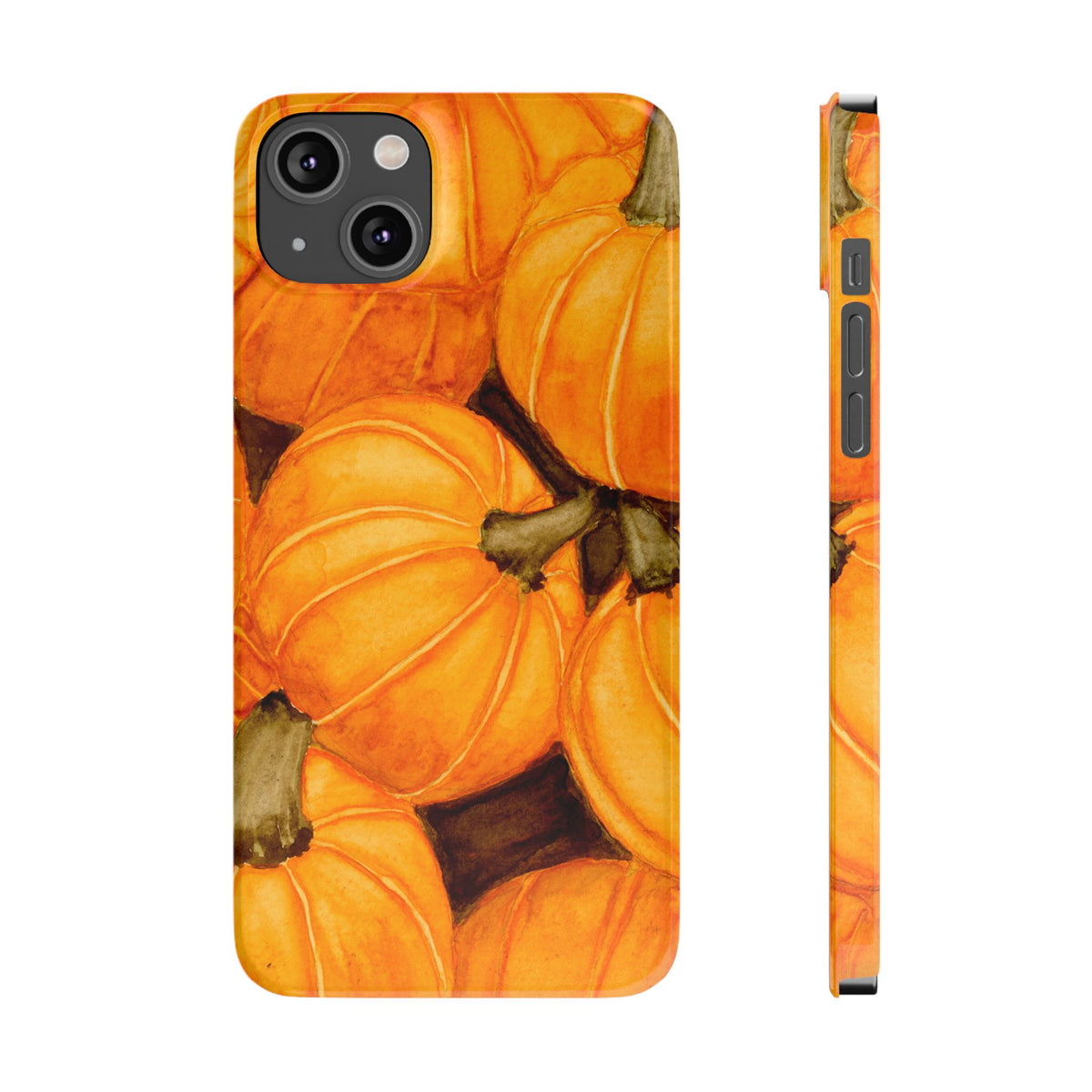 Watercolor Pumpkin Case