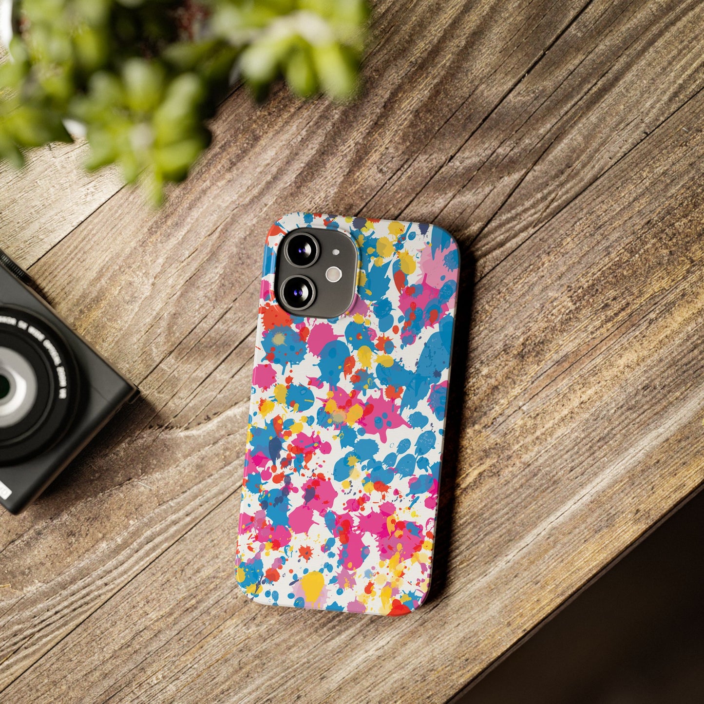 Pop Art Paint Splatter Phone Case