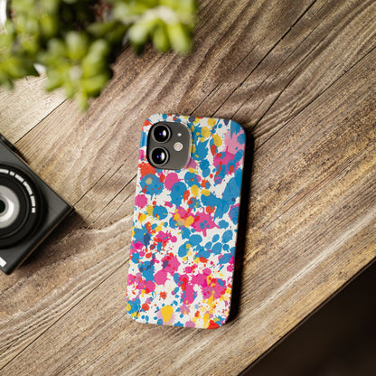 Pop Art Paint Splatter Phone Case