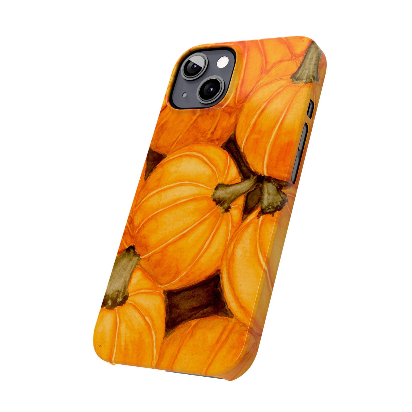 Watercolor Pumpkin Case