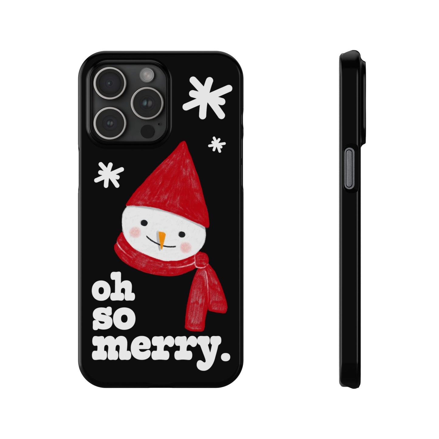 Oh So Merry Phone Case (Black)