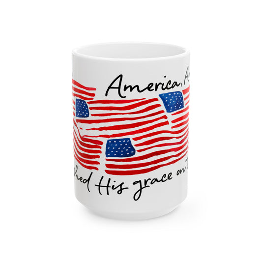 America, America 250th Birthday Mug