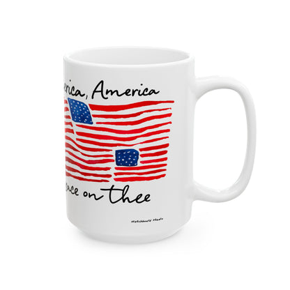 America, America 250th Birthday Mug