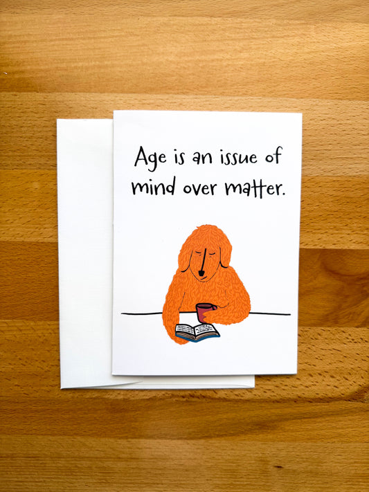Mind Over Matter Birthday Card