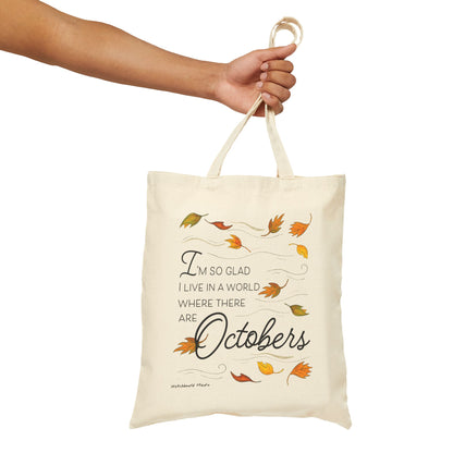 Octobers Tote Bag