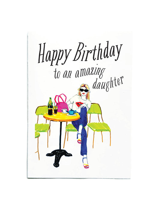 Amazing Daughter Birthday Card