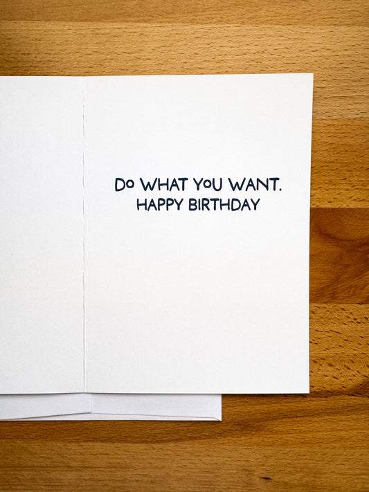 Birthday Rules Card