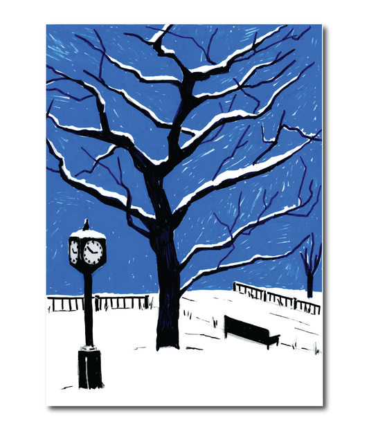 City Park at Winter Print
