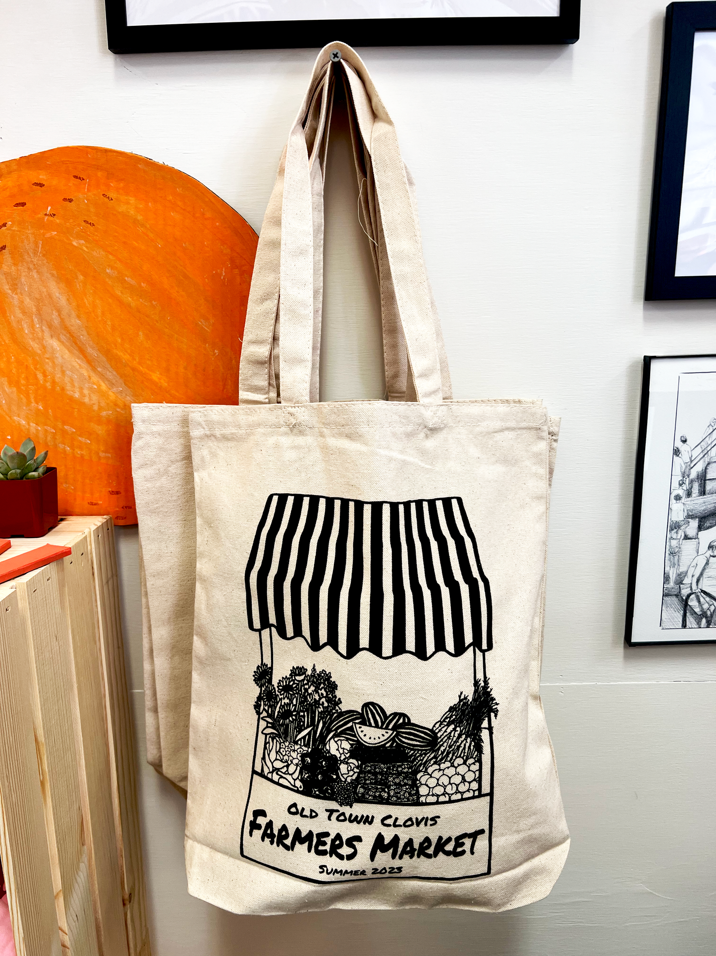 Clovis Farmer's Market Tote Bag