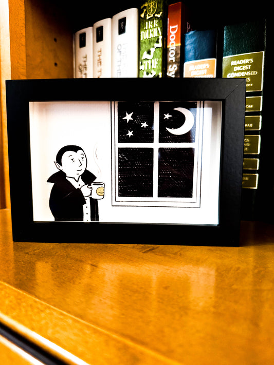 First Cup of the Day Framed Print