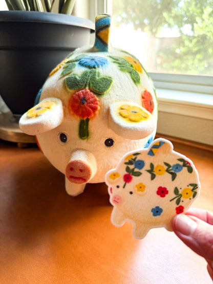 Feed the Pig Sticker