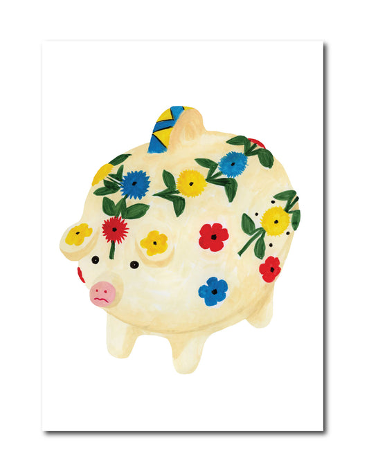 Feed the Pig Print