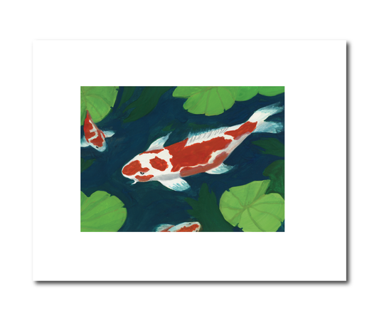 Koi Fish Print