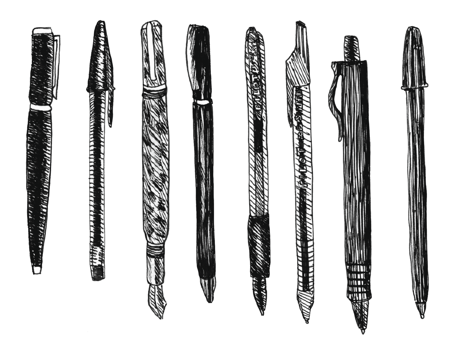 Pens in Pen Print