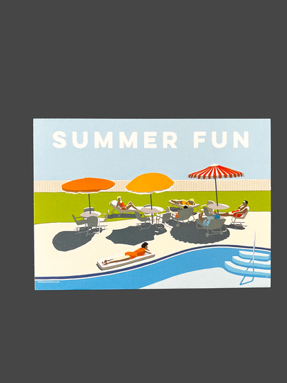 SUMMER FUN 'Poolside' Party Invites