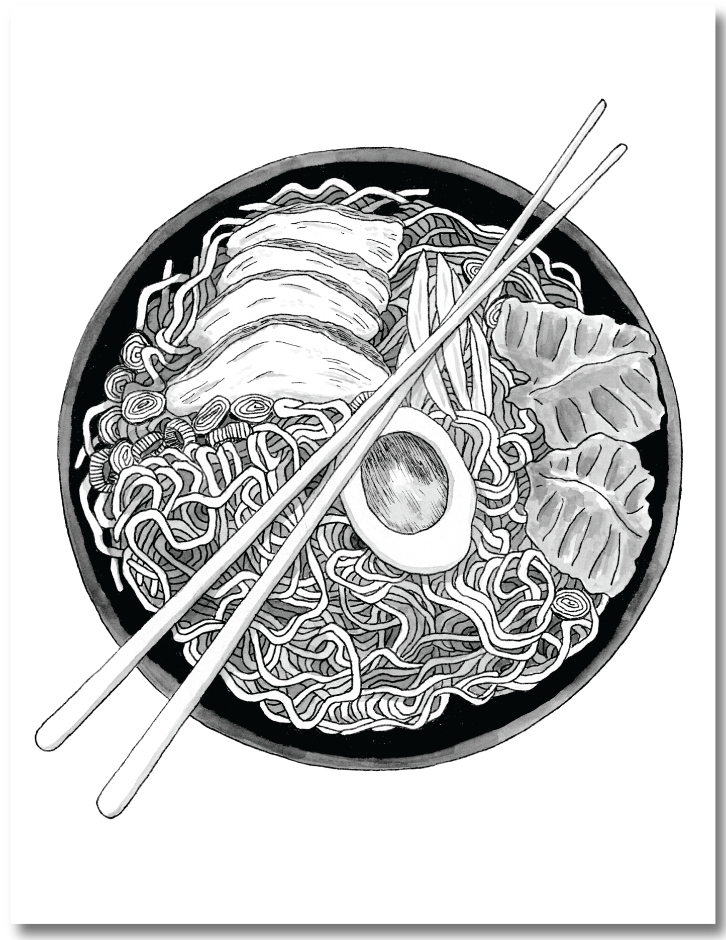 Ramen Print