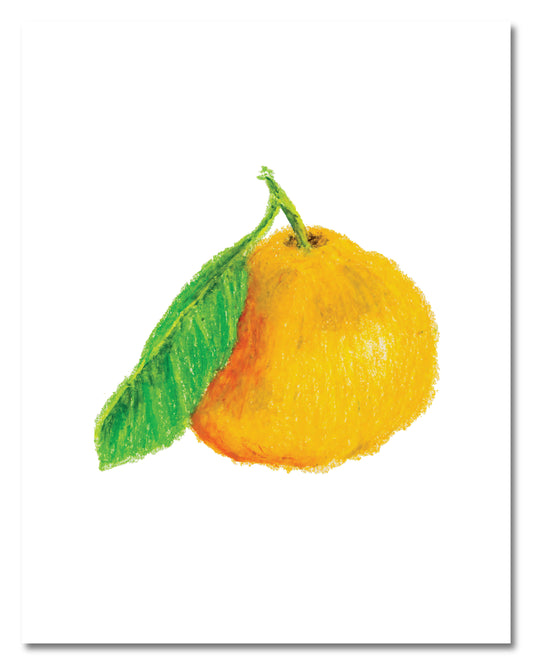 satsuma orange print