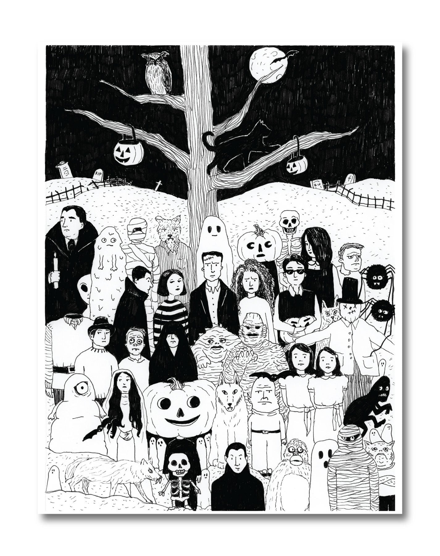 Spooky Night Out Print