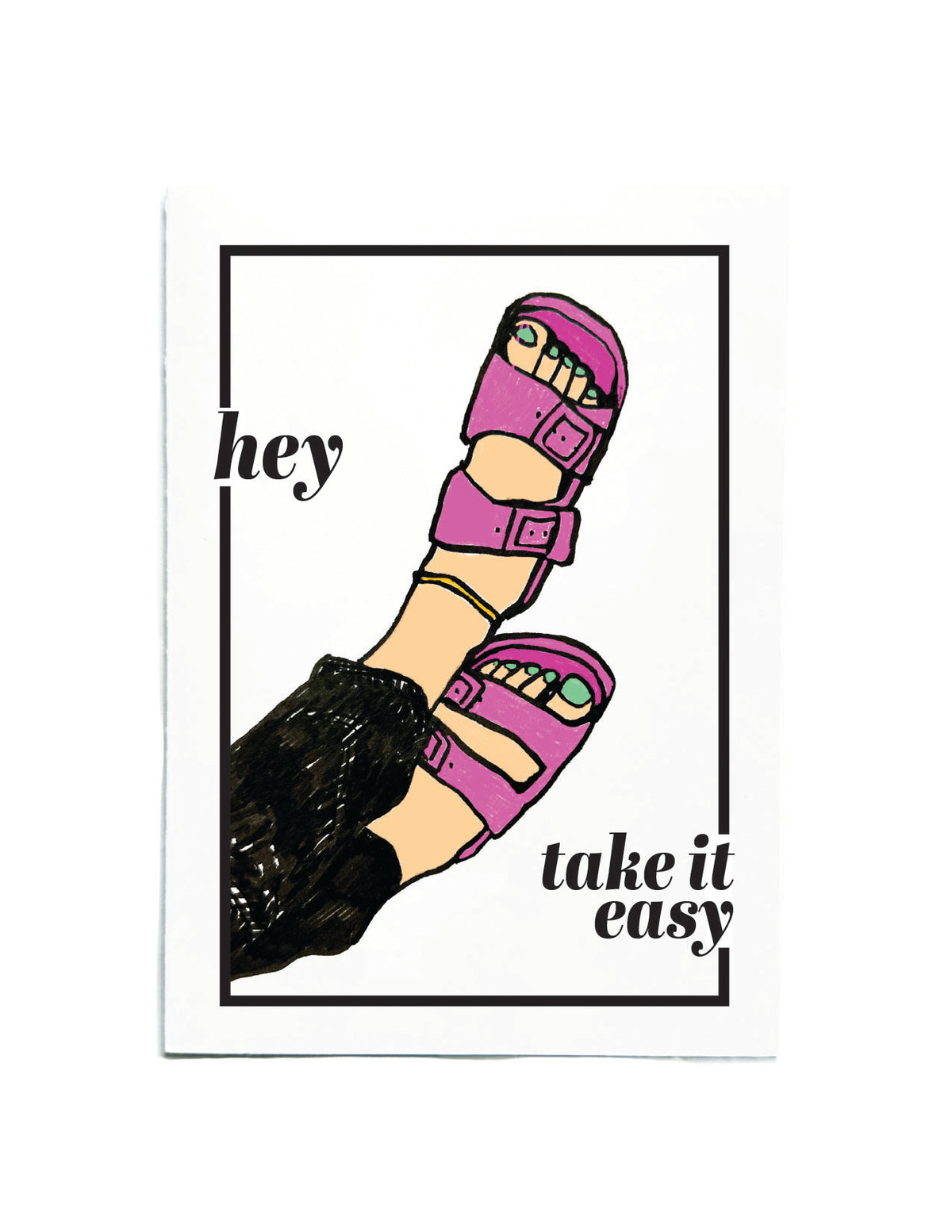 Take it Easy Birthday Card
