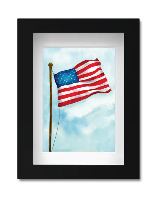 The Flagpole Framed Print