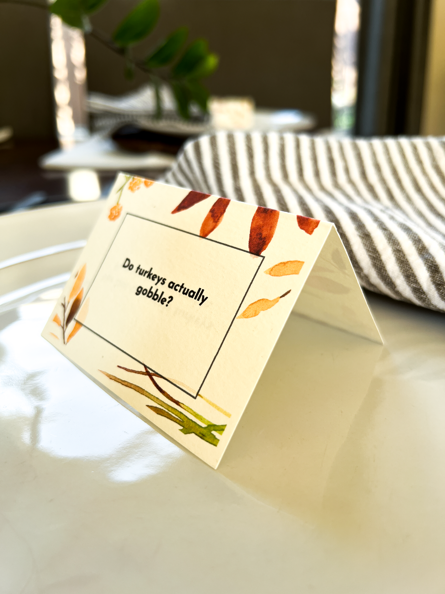 Thanksgiving Placecards