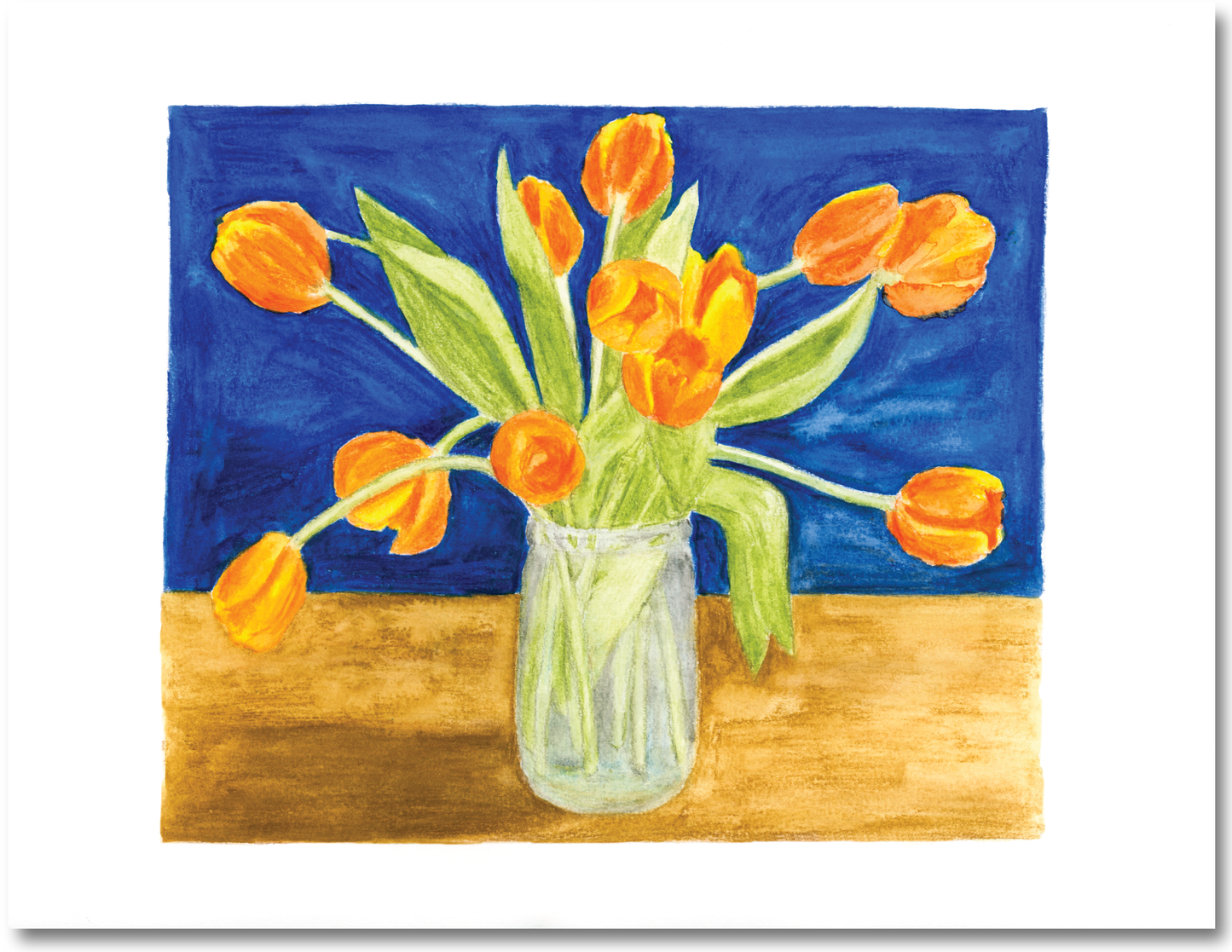 Tulips on the Table Print