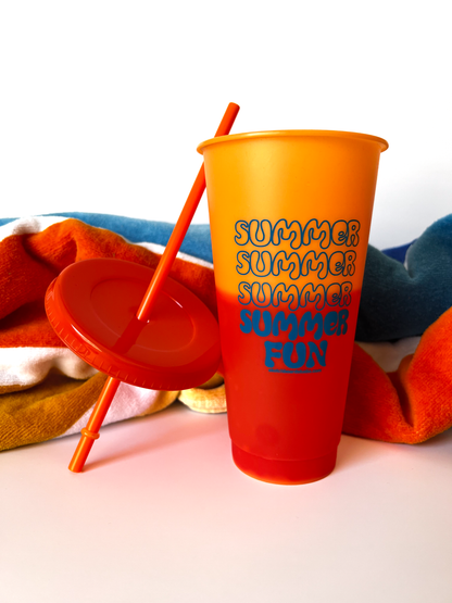 SUMMER FUN Color Changing Tumbler