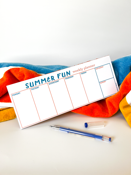 SUMMER FUN Weekly Calendar