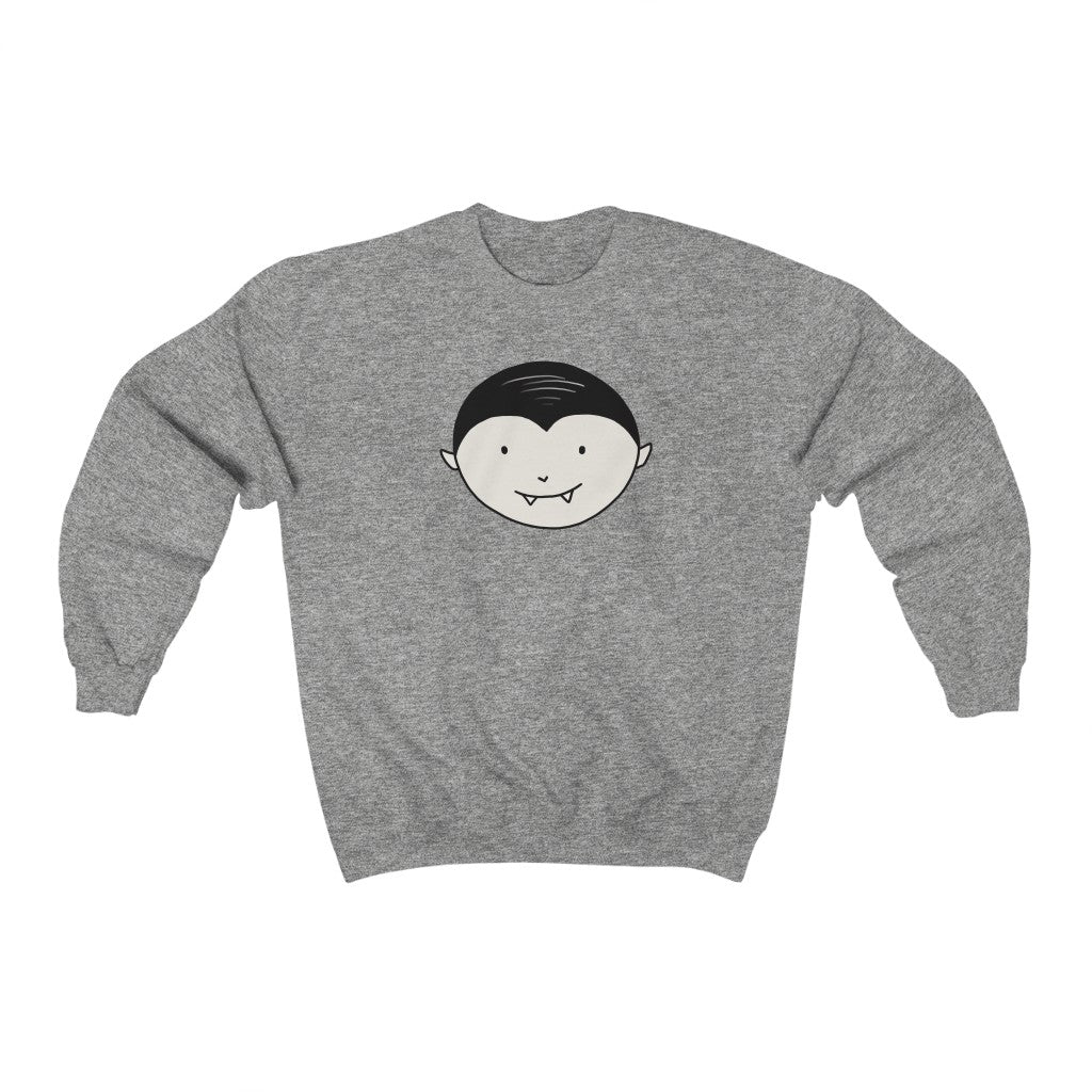 Moody Vampire Sweatshirt - Happy