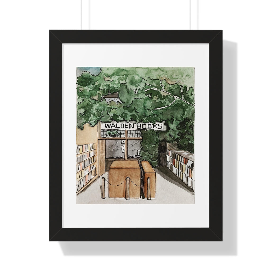 Waldenbooks Framed Print - sketchboard studio