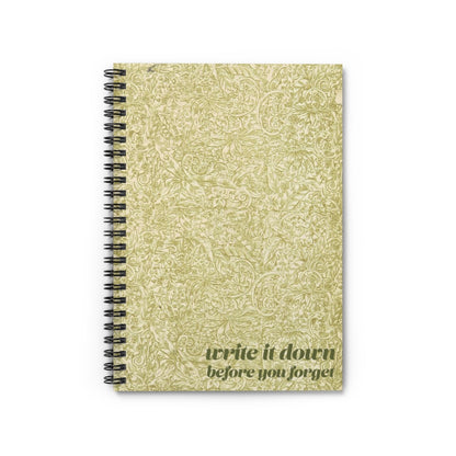 Write it Down Spiral Notebook - sketchboard studio