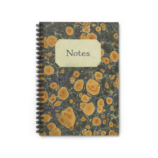 Vintage Ink Print Spiral Notebook - sketchboard studio