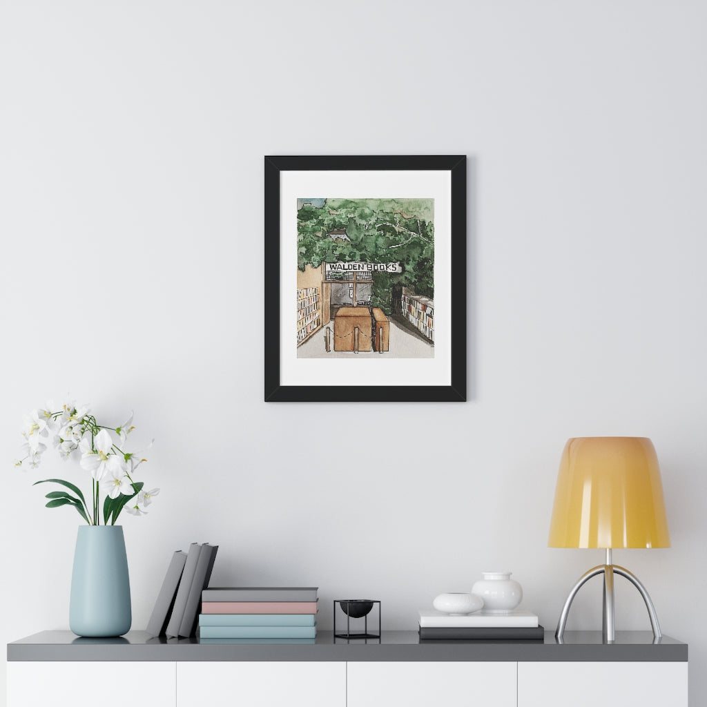 Waldenbooks Framed Print - sketchboard studio