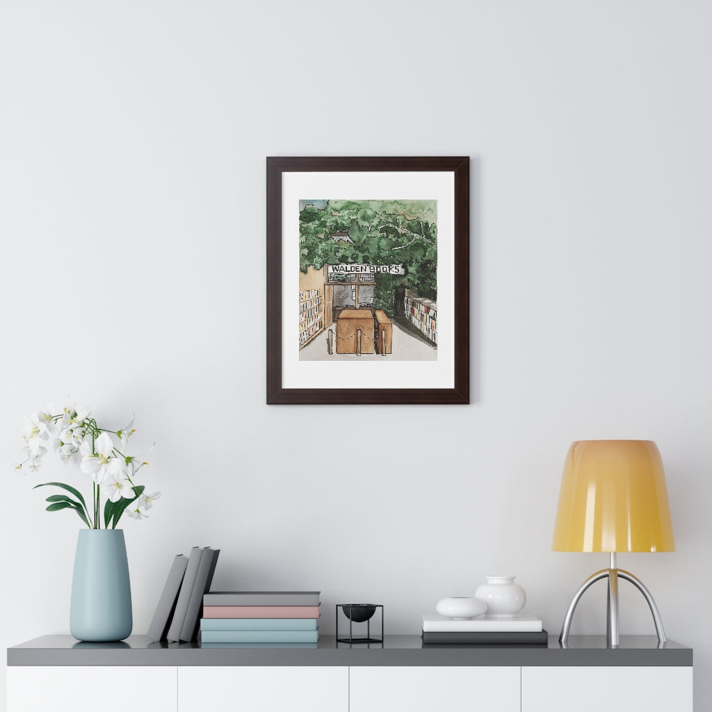 Waldenbooks Framed Print - sketchboard studio