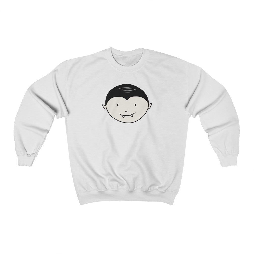 Moody Vampire Sweatshirt - Happy