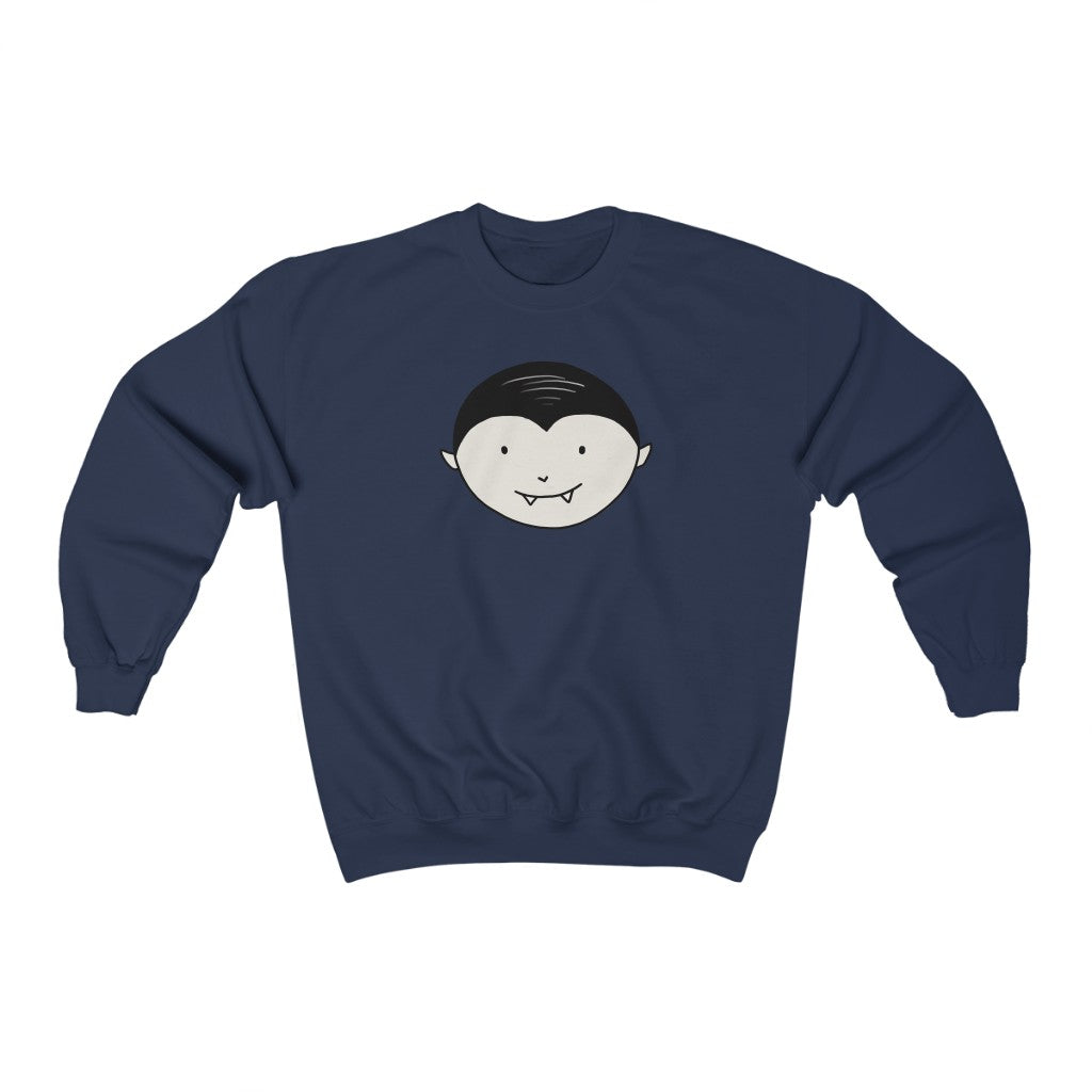 Moody Vampire Sweatshirt - Happy