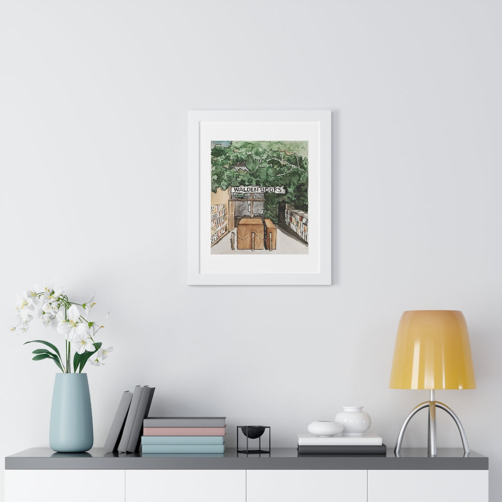 Waldenbooks Framed Print - sketchboard studio