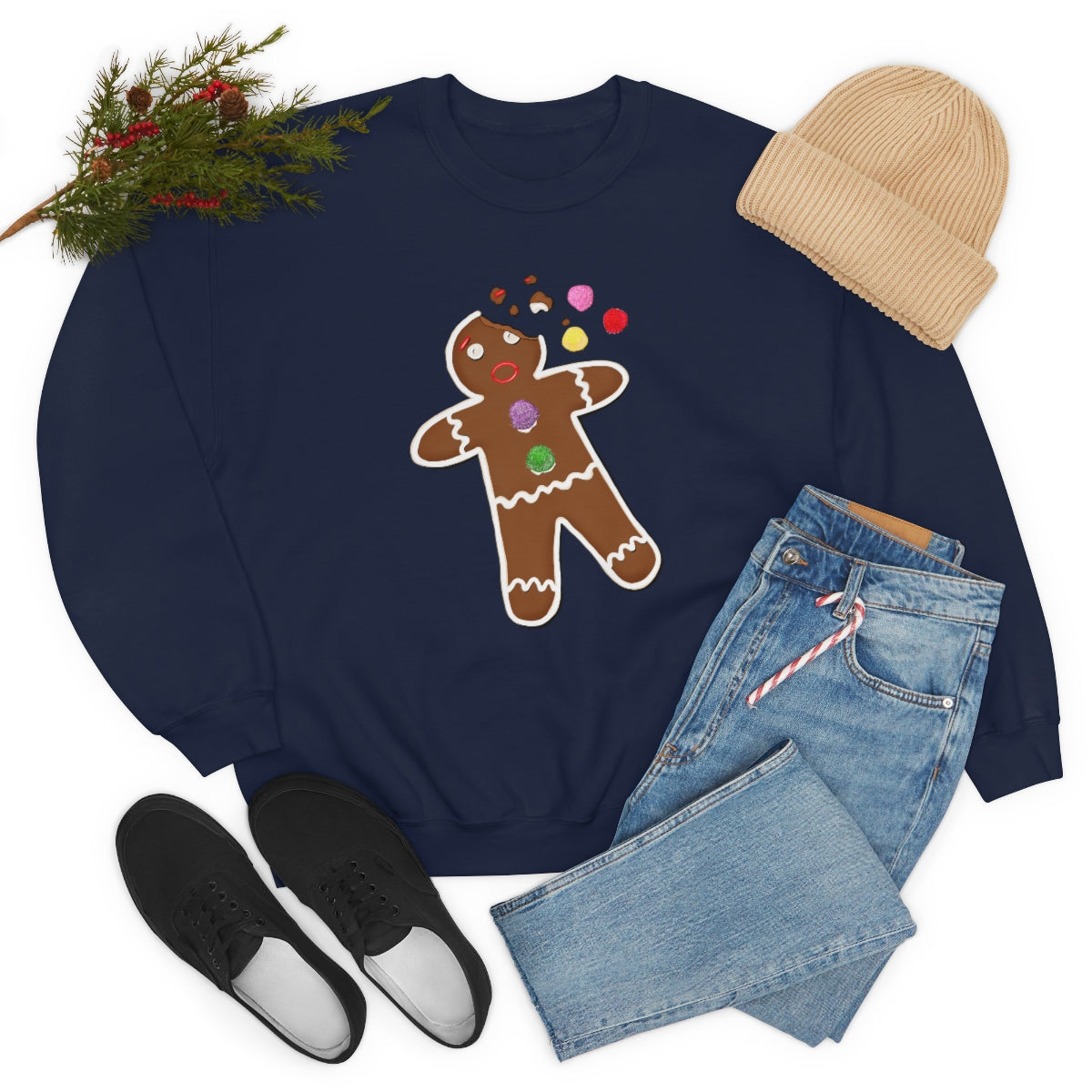 Gingy the Gingerbread Man Sweatshirt