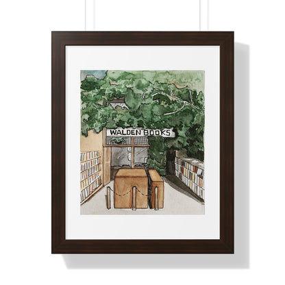 Waldenbooks Framed Print - sketchboard studio