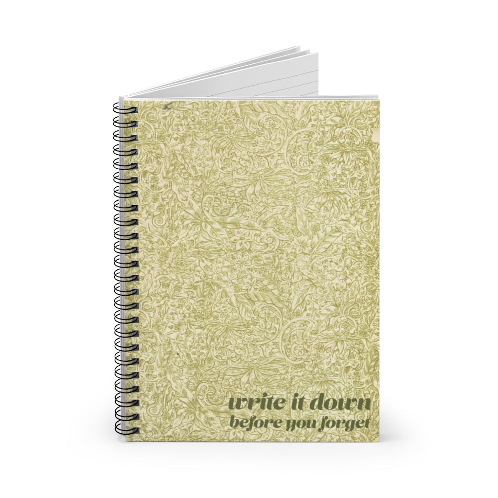 Write it Down Spiral Notebook - sketchboard studio