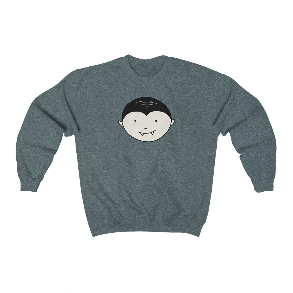 Moody Vampire Sweatshirt - Happy