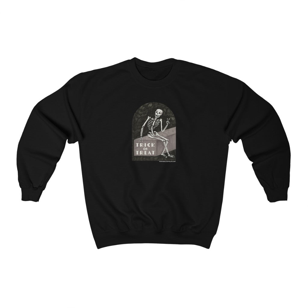 Trick or Treat Skeleton Sweatshirt