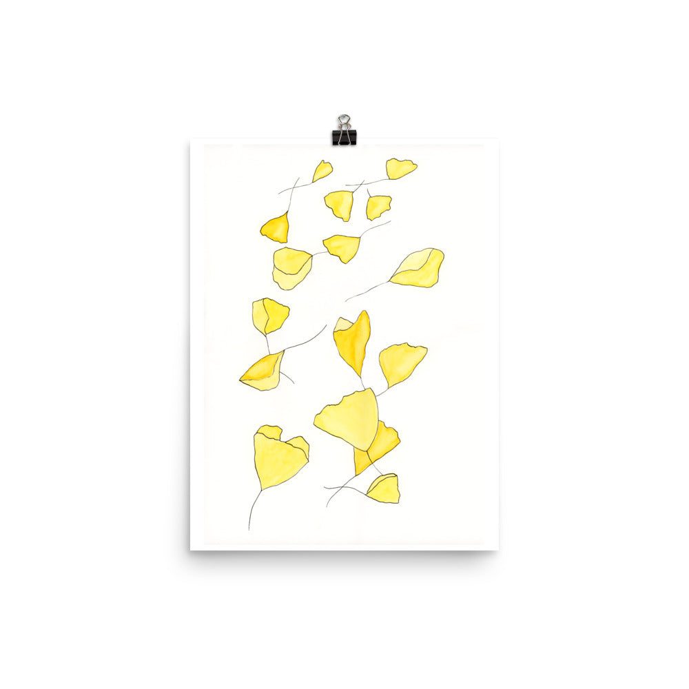 Yellow Flowers Print - sketchboard studio